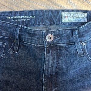 AG The High-Rise Stevie Ankle, Slim Straight Ankle for Anthropologie, Size 29R